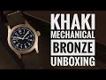 Hamilton Khaki Mechanical Bronze Unboxing