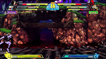 Marvel Vs Capcom 3 PS3 HD Online Taskmaster X 23 and Zero Vs Taskmaster Wolverine and Deadpool