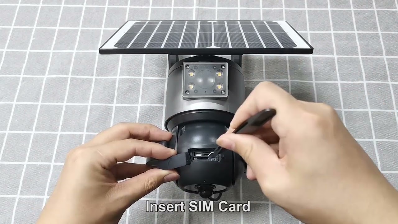 4MP Ubox 4G Sim Card /Wifi Solar CCTV Camera
