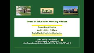 Berlin CSD BOE Meeting 4/21/26 Part 2