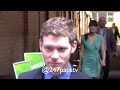 Joseph Morgan Has A Happy Birthday with Fans in NYC