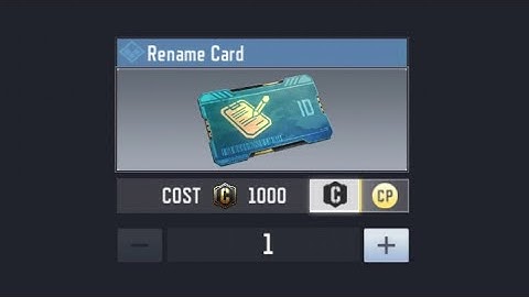 Change your name for 100% free in Cod Mobile #Shorts