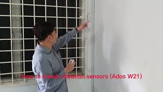 How to install vibration sensors (Ados W21)