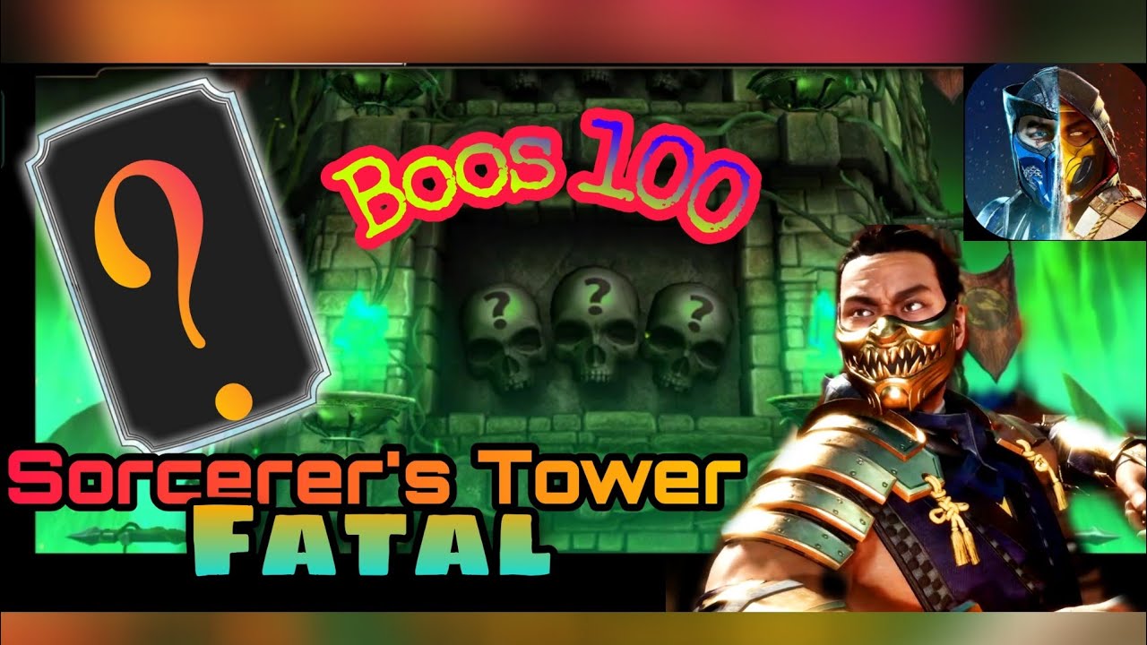 Mortal Kombat Mobile : Sorcerer's Tower Fatal Boss 100 🔥🔥 Talent Tree Showcast 😍😍