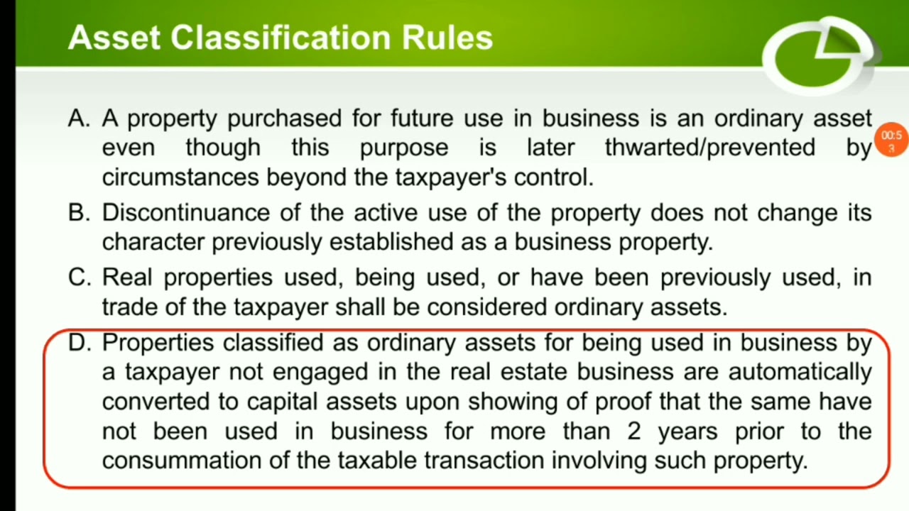 CAPITAL GAINS TAXATION PART 1