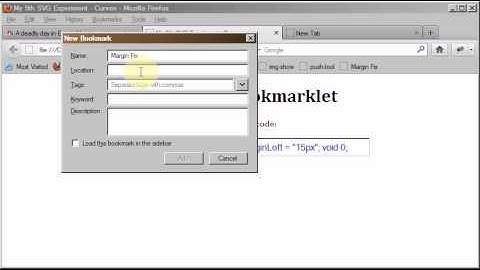 Webpage missing left margin? Fix it with this video.
