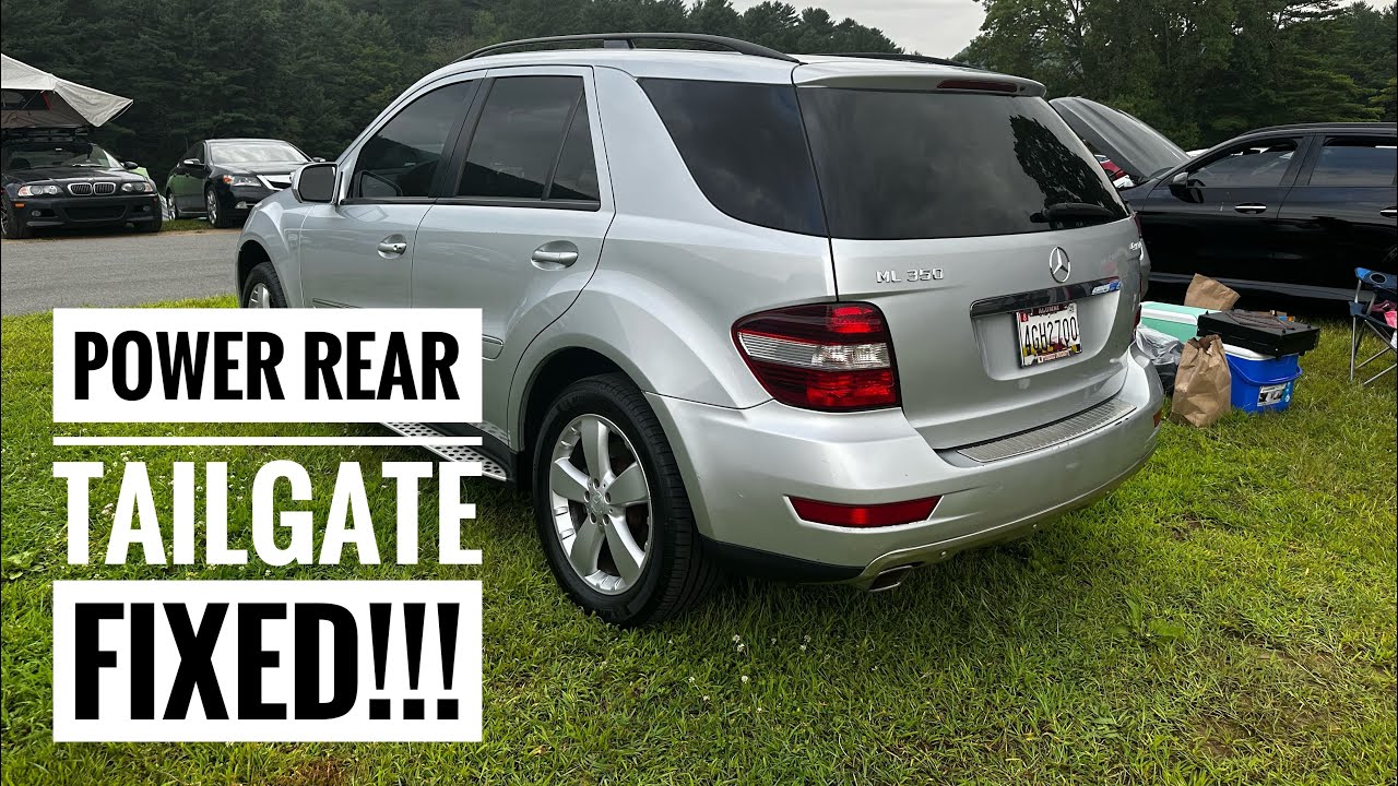 2006 2011 W164 Mercedes ML350 Rear Power Tailgate Fixed