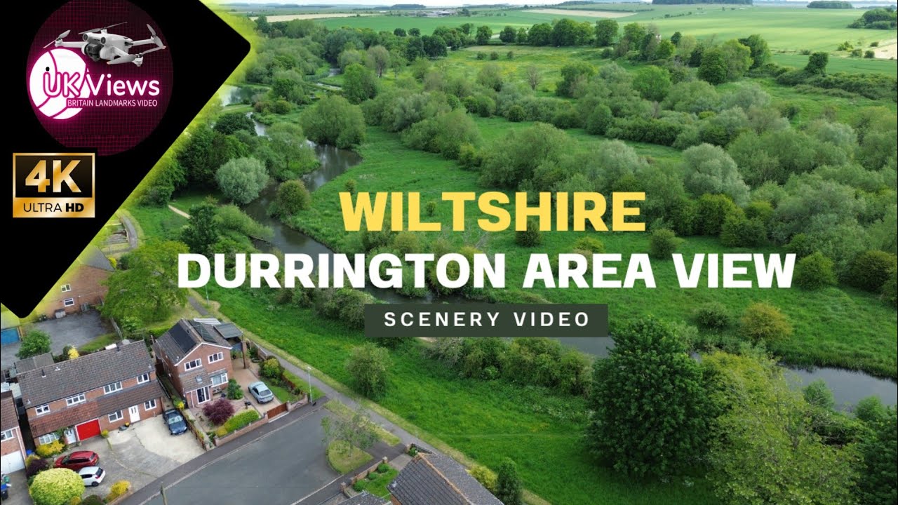 Wiltshire Drone Footage | Aerial Views for Relaxation | 4K UHD