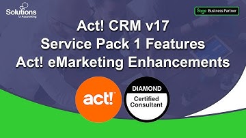 Act! CRM v17 - Service Pack 1 Features - Act! eMarketing Enhancements