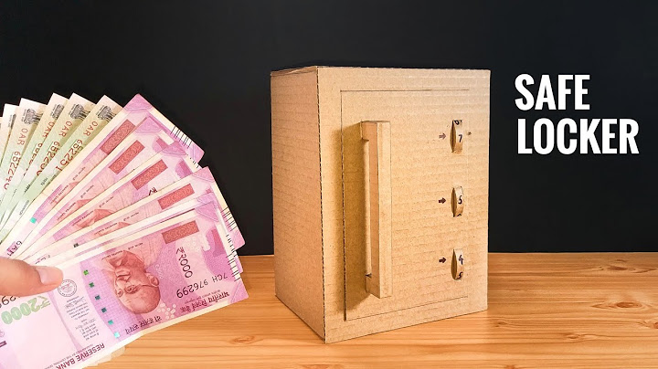 How To Make Safe Locker with Password Lock