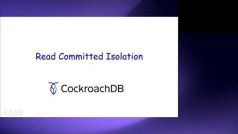 Read Committed Transactions & CockroachDB