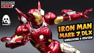 IRON MAN Mark 7 Avengers Threezero DLX Unboxing e Review BR