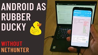 How to setup Android as Rubber Ducky without NetHunter - part 2 | Tutorial | HID | BadUSB | Termux