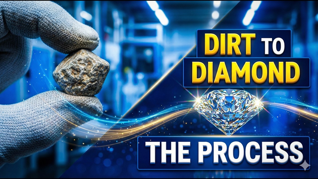 Inside a Diamond Factory: From Rough Stone to Polished Gem