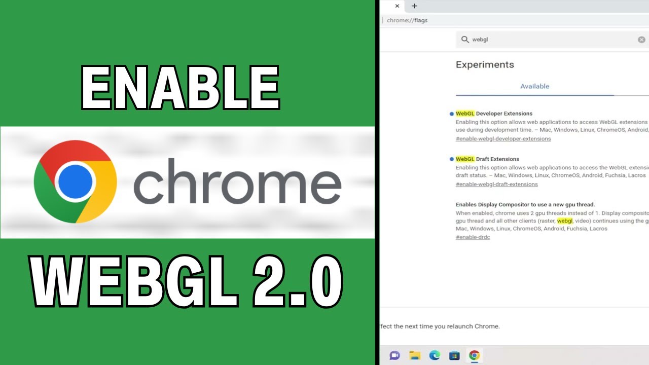 How Do I Enable WebGL 2.0 On Google Chrome | WebGL 2.0 Settings Guide ...