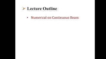 Analysis of beam by stiffness method 02  Part I