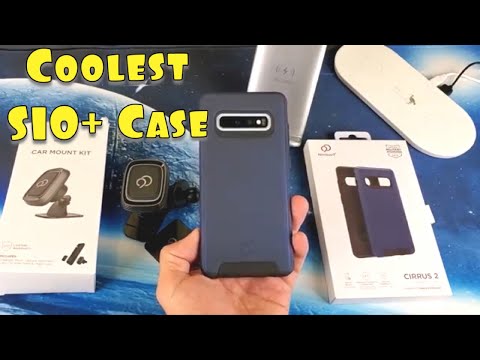 Coolest Galaxy S10 Plus Car Magnet Mount Ready Case with Raised Edges & Military Standard