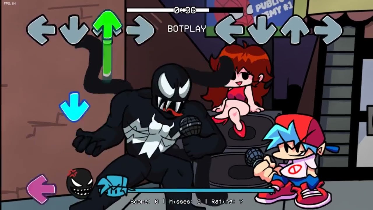 FNF VS VENOM (FNF Mod HARD)