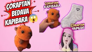 Çorapla Kapi̇bara Yaptim 😱🥹
