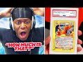 Ksi reacts to my 12000 psa 10 charizard pokemon card