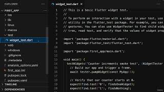 14   Analyzing A New Flutter Project