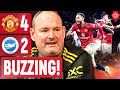 WE HAVE OUR CONFIDENCE BACK! | Andy Tate REACTS! | Manchester United 4-2 Brighton
