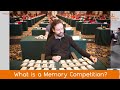 What is memory sports  all 10 disciplines explained