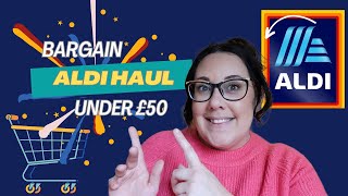 Large BARGAIN ALDI Haul: Full Weeks Shop for Under £50!! Plenty of meal ideas, including prices.