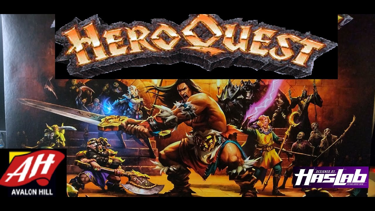 Heroquest 2021 vs Heroquest 1989 (Hasbro / Avalon Hill) Haslab
