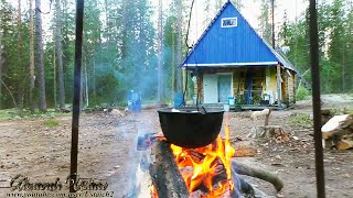 У ЛЁХИ НА ИЗБЕ \ ЖИЗНЬ В ТАЙГЕ \ ПОЛНАЯ ВЕРСИЯ \ РЫБАЛКА ХАРИУСА