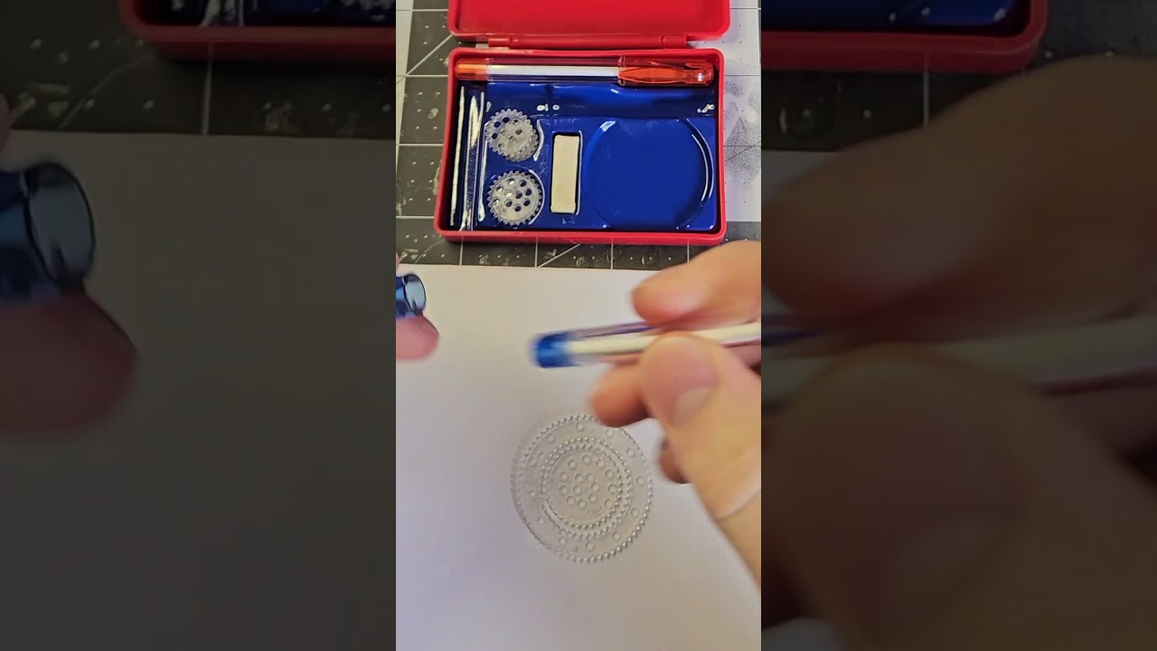 The World's Smallest Spirograph Kit | The Original Mini Spirograph | Satisfying ASMR