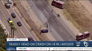 At least 1 dead in Lakeside rollover crash
