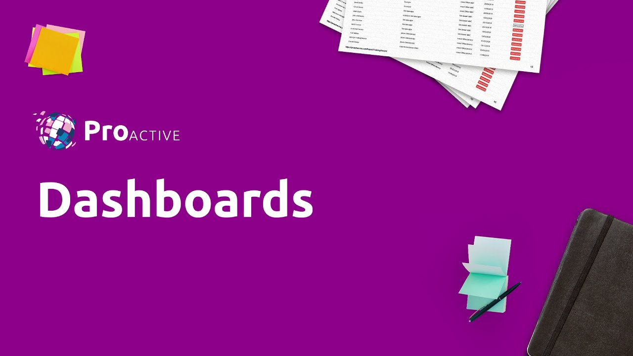 Quality Management Software and more, your ProActive dashboard | ProActive