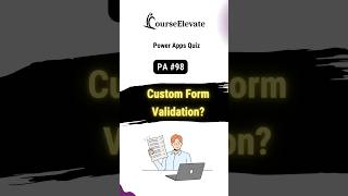 Power Apps Quiz: How Do You Add Custom Validation Before SubmitForm()? 📝