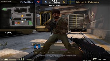 POV - REZ (NiP)(19-12) vs FaZe / train / IEM Oakland 2017 Grand Final map3