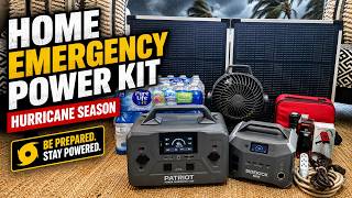 Building a Home Emergency Power Kit for Hurricane Season