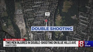 Two males injured in double shooting in Hartford