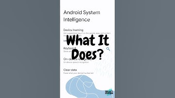 What Does Android System Intelligence Do? #shorts #explained