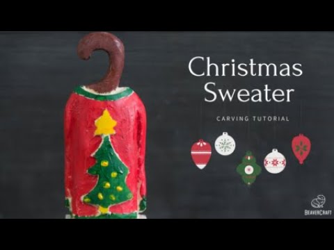 Wood Carving Christmas Decorations - Christmas Sweaters Ornaments