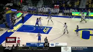 Hofstra vs. Pitt: PnR Adjustments Voice Overlay, 2025-2026 Season