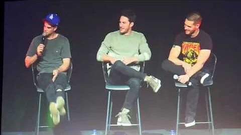 Panel Nate Buzolic, Michael Trevino & Steven R. McQueen (BloodyNightCon Europe 2018) (23 June)