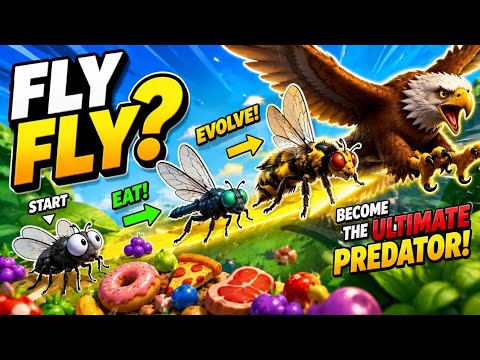 Fly Fly? - Roblox - From Tiny Fly to KING OF THE SKY!