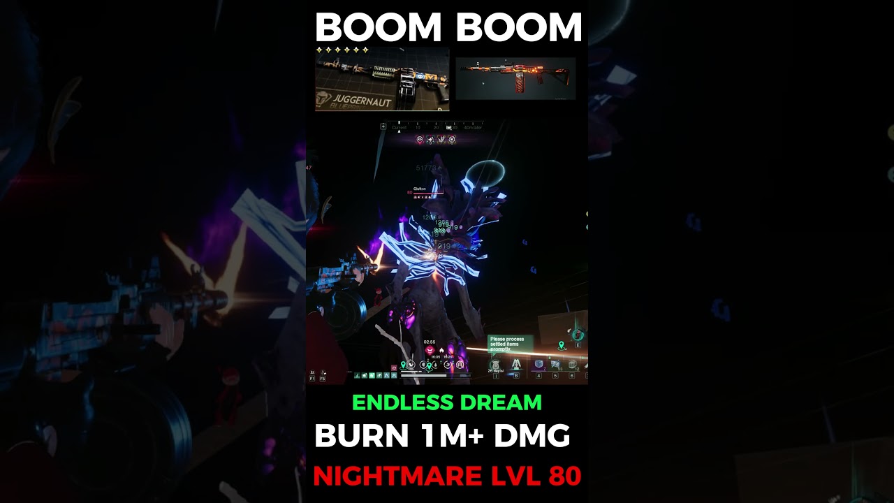 ONCE HUMAN KVD BOOM BURN HIT 1M+ WORLD RECORD ENDLESS DREAM🥶