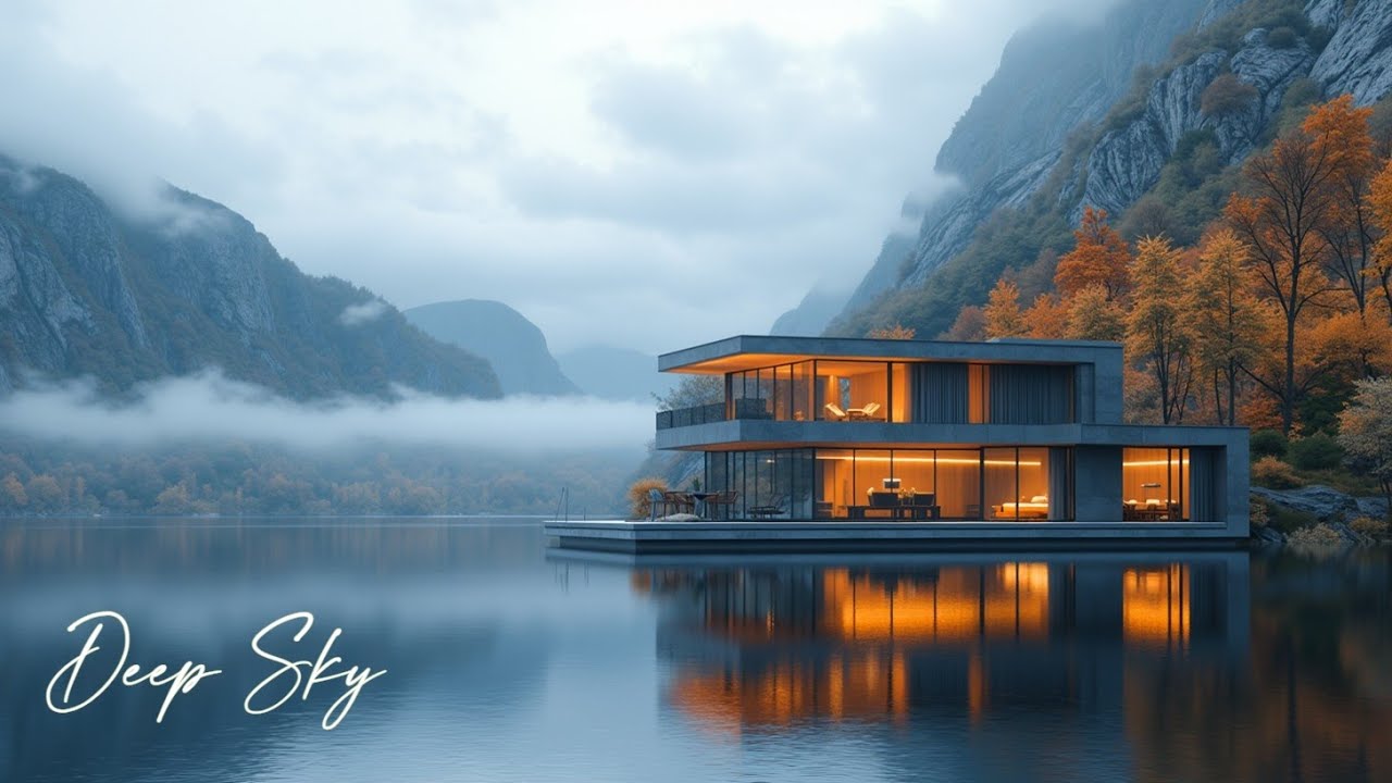 Глубокий Чилаут Микс Успокаивающая Атмосферная Музыка Мирный Озерный Дом для Релаксации и Сна