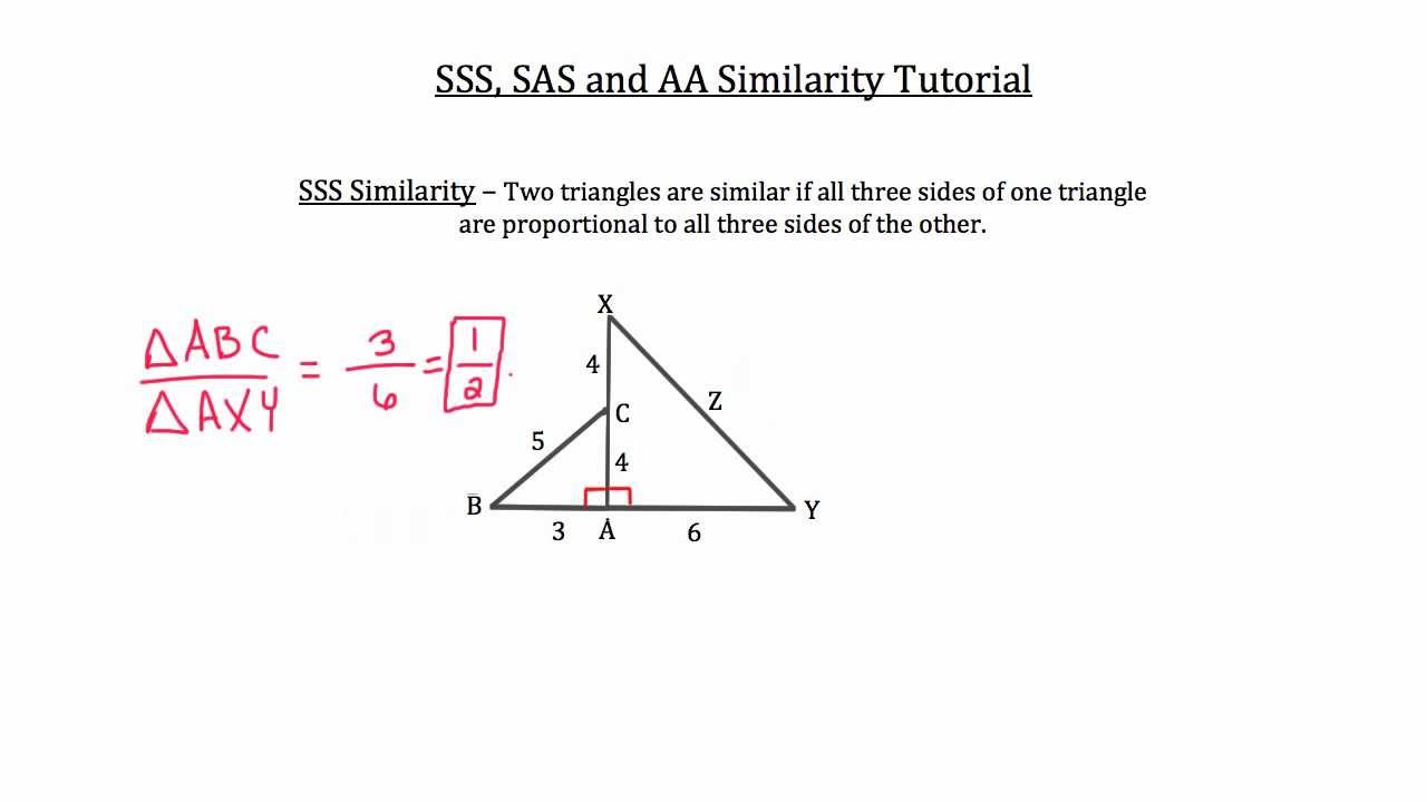 SSS and SAS Instructional Video for 9th - 12th Grade