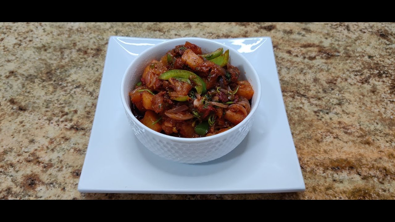 Goan Sausage Chilly ,fry goan sausage