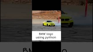 BMW logo in python!!! #coding #python #shorts #programming