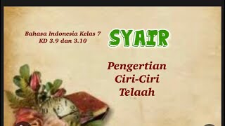 Syair (Pengertian, Ciri-ciri, dan Telaah)