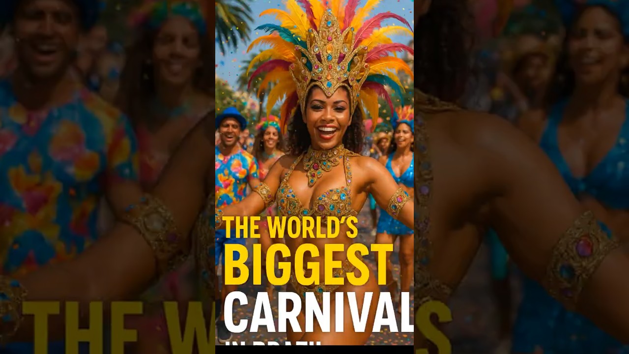 World’s Biggest Carnival in Brazil 🎭✨ | Unknown facts