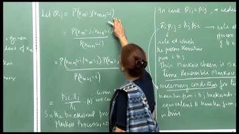 Time Reversible Markov Chains